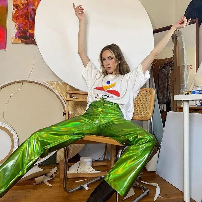 Metallic Motion Disco Pants