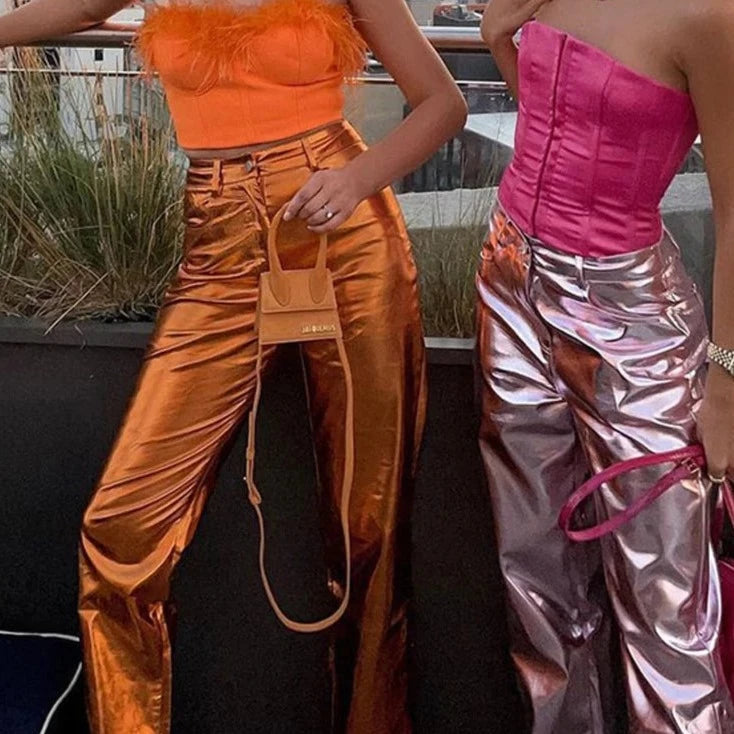 Metallic Motion Disco Pants