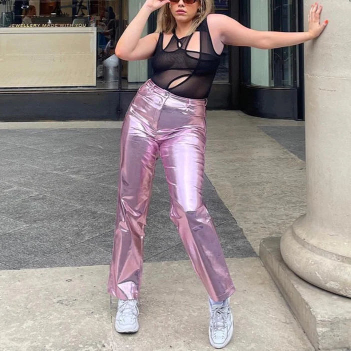 Metallic Motion Disco Pants