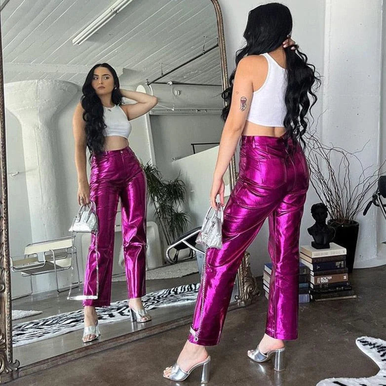 Metallic Motion Disco Pants