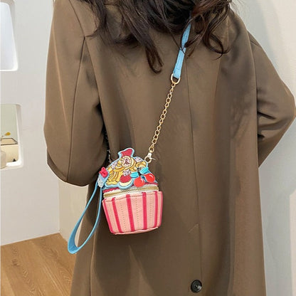 Sweet Scoop Mini Shoulder Bag with Chain Strap