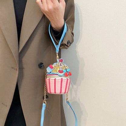 Sweet Scoop Mini Shoulder Bag with Chain Strap