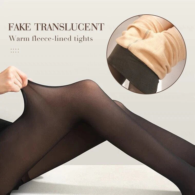 Sheer Fleece Lined Legging