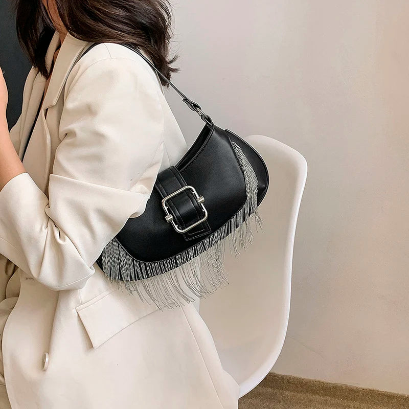 Prestige Tassel Adorned Women Handbag