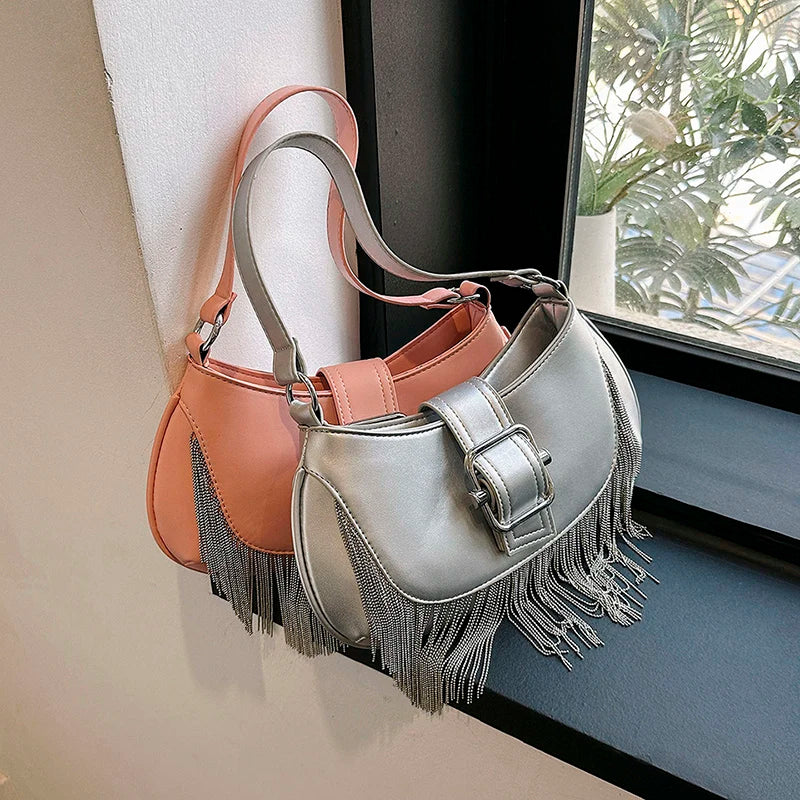 Prestige Tassel Adorned Women Handbag