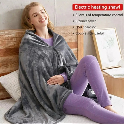 USB Electric Heating Blanket Shawl