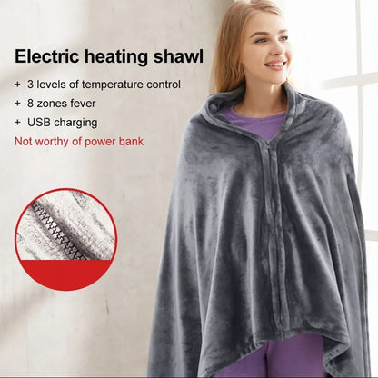 Electric Heating Blanket Shawl