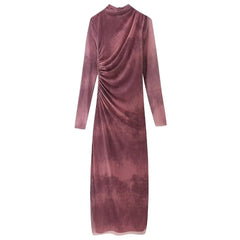 Cross Border Tie Dye Long Dress