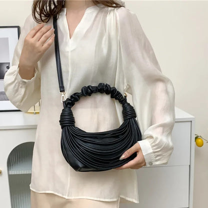 Satchel Wire Braided Women Handbag