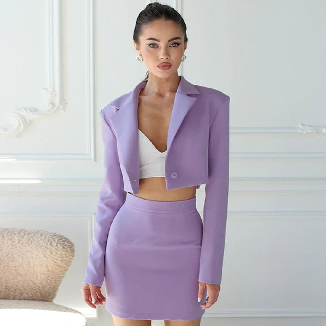 Small Dress Fitted Skirt Suits