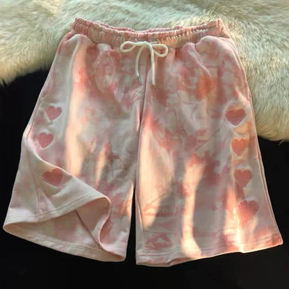 Summer Shorts with Heart Detailing